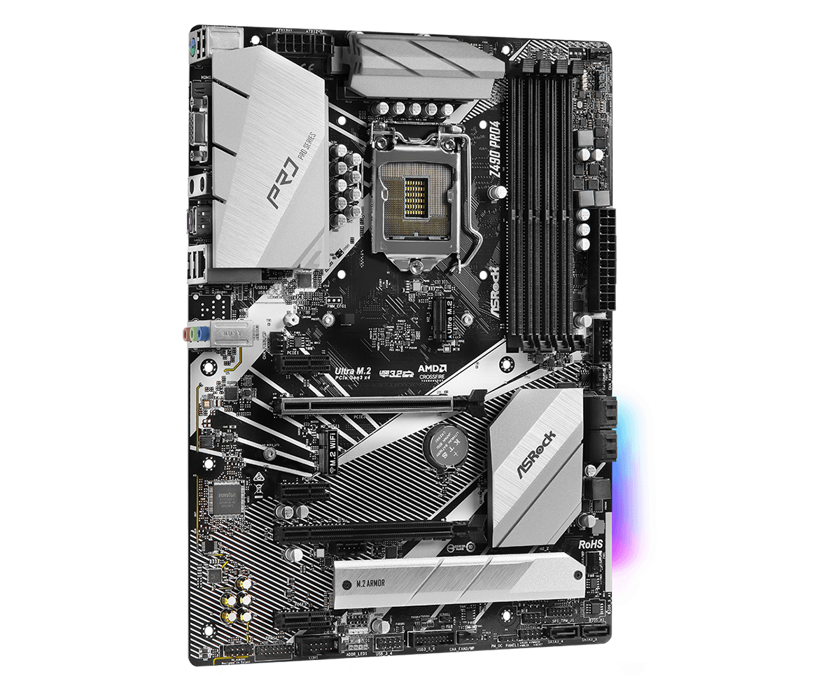 Asrock z490 pro4 совместимость процессоров